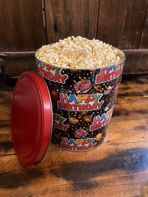 3.5 Gallon Popcorn Tin Regular Shipping