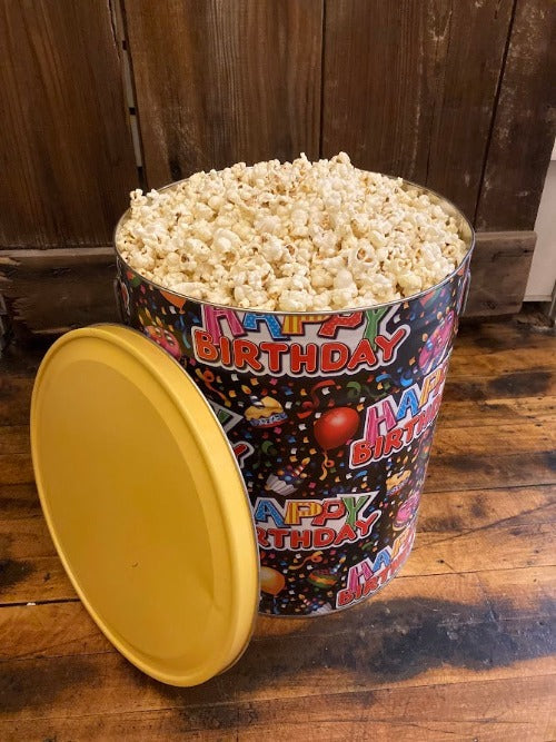 6.5 Gallon Popcorn Tin Regular Shipping