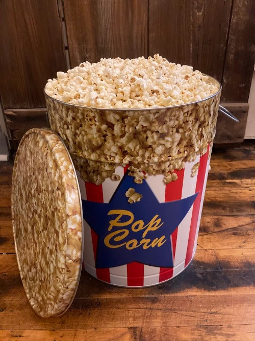 6.5 Gallon Popcorn Tin Regular Shipping