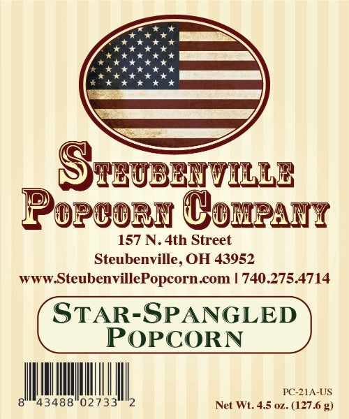 Star-Spangled Popcorn (Raspberry, Cherry, Vanilla)